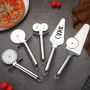 Stainless Steel Pizza Knife Shovel Cake Sandwich Crepes Round Wave Multifunction Cutter Wheels Home Kitchen Bake Tool