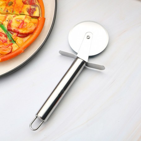 Stainless Steel Pizza Knife Shovel Cake Sandwich Crepes Round Wave Multifunction Cutter Wheels Home Kitchen Bake Tool