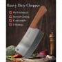 KITORY Meat Cleaver 7'' Heavy Duty Chopper Butcher Knife Cutter Chinese Kitchen Chef Chopping Knives High Carbon Stainless Steel