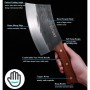 KITORY Meat Cleaver Kitchen Knives 7 inches Chinese Chef Knife Forged Kitchen Chopper Butcher Knife Full Tang Wooden Handle