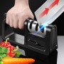 Tungsten Carbide 3 Stages Handheld Japanese Manual Professional Diamond Knives Kitchen scissors Sharpener System for Knives