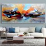Abstract  Buddha Lord Oil Painting on Canvas Religious Posters and Prints  Scandinavian Cuadros Wall Art Picture for Living Room