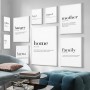 Home Mother Travel Love Family Definition Quotes Posters And Prints  Art Canvas Painting For Living Room Decor Wall Pictures