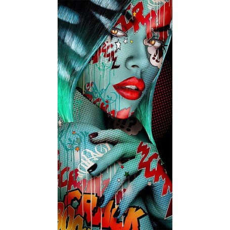 Canvas Painting Wall Art Picture Graffiti Girl Posters Portrait Modern Painting Poster Wall Living Room Bedroom Corridor Decor