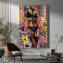 Sexy Girl Canvas Art Painting Black Wire Woman Poster And Prints Modern Wall Art Picture For Living Room Bar Home Decor No Frame