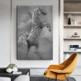 Creative Animal Horse Canvas Painting Islamic Wall Art Prints Arabic Calligraphy Quran Poster Modern Home Decoration Pictures