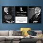 Famous People Art Posters and Prints Canvas Wall Art Decorative Painting Musk Motivating Quote Pictures for Living Room Decor