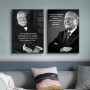 Famous People Art Posters and Prints Canvas Wall Art Decorative Painting Musk Motivating Quote Pictures for Living Room Decor