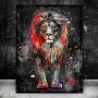 Abstract Lion Canvas Art Posters and Prints Graffiti Art Animals Paintings on the Wall Art Decor Pictures For Living Room Cuadro