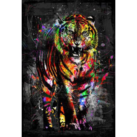 Abstract Lion Canvas Art Posters and Prints Graffiti Art Animals Paintings on the Wall Art Decor Pictures For Living Room Cuadro