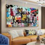 Street Graffiti Art Life Is Beautiful Positive Quotations Canvas Painting Print Poster Graffiti Artwork Wall Picture Home Decor