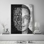 Elon Musk Motivational Posters Black And White Abstract Art Quote Canvas Painting Wall Pictures for Living Room Home Decor Mural