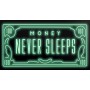 Money Never Sleeps Canvas Art Posters And Prints Inspiring Phrases Abstract Paintings On the Wall Pictures Home Decor Cuadros