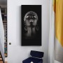 Black Woman With Silver Jewelry Wall Art Posters And Prints African Portrait Canvas Paintings Modern Fashion Pictures Home Decor