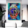 Street Graffiti Motivational Canvas and Poster Wall Art Painting Print Canvas Colored Watch Picture for Living Room Home Decor