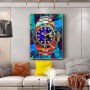 Street Graffiti Motivational Canvas and Poster Wall Art Painting Print Canvas Colored Watch Picture for Living Room Home Decor