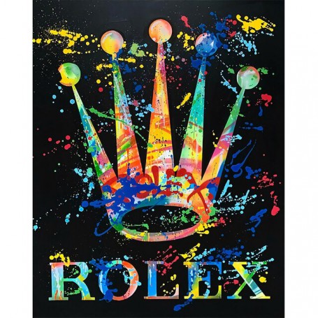 Modern Luxury Crown Art Posters Graffiti Artwork Street Canvas Painting and Prints Wall Art Picture Cuadros for Home Decoration
