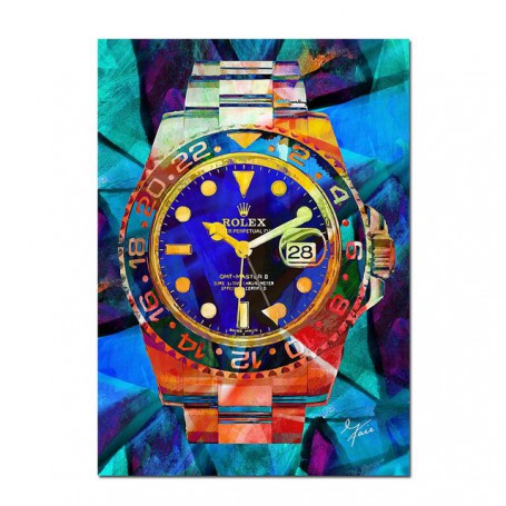 Street Graffiti Motivational Canvas and Poster Wall Art Painting Print Canvas Colored Watch Picture for Living Room Home Decor