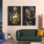 Roger Federer, Rafael Nadal, Novak Djokovic Poster and Prints Tennis Art Painting Canvas Wall Art Cuadros for Living Room Decor