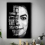 Famous People Motivational Quetos Posters Prints Wall Art Canvas Painting Joker Face Portrait Picture for Gym Room Home Decor