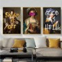 Vintage Abstract Poster Gustav Klimt Kiss Canvas Painting Modern Art Print Bedroom Wall Picture Living Room Home Gallery Decor