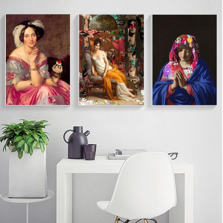 Vintage Abstract Poster Gustav Klimt Kiss Canvas Painting Modern Art Print Bedroom Wall Picture Living Room Home Gallery Decor