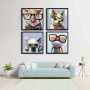 Animal Color Graffiti Hand-Painted Style Hanging Painting Porch Custom Spray Painting Decorative Painting