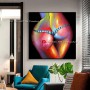 Large Colorful abstract Nude Girl Big ass hot sexy Naked Women Oil Painting Hand Painted  On Canvas Art Wall Decoration