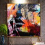 Modern Abstract  Portrait Oil Painting Abstract Face Canvas Painting Handmade Wall Art Pictures For Home Decor Cuadros