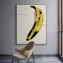 Top Handmade Abstract Yellow Textured Fruit Oil Painting Banana Wall Pictures Canvas Art Large Modern Artwork For Home Decor