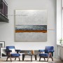 New Arrival Handmade Grey Abstract Oil Painting Modern Large Lliving Room Wall Picture Simple Home Decoration Wall Art Painting