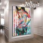 Nude Woman 100% Handpainted Portrait Oil Painting On Canvas Figure Oil Painting Home Palette Wall Decor Colorful Mural Picture