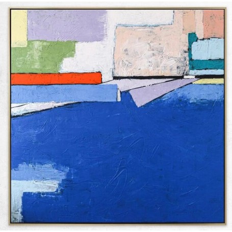 Abstract Canvas Painting Simple Art 100% Handpainted Minimalist Oil Painting Brush Wall Picture Modern Home Living Room Decor