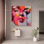 Francoise Nielly Handmade Painting Palette knife Face oil painting wall art pictures for living room home caudro decoracion