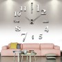 DIY Wall Clock 3D Mirror Surface Sticker Home Office Room Decoration Creative Mirror Wall Clock Colorful Living Room Decor