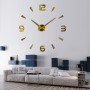 wall clock quartz watch reloj de pared modern design large decorative clocks Europe acrylic stickers living room klok clock