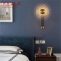 OULALA Classical Wall-Mounted Light Creative Clock Indoor Shape Fixtures Lamps LED Home Parlor Decoration