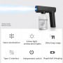 300ML Hand-held Electric Disinfection Gun Blue Light Spray Wireless Sanitizer Sprayer Rechargeable FOR Home Office Garden Tools