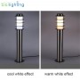 Outdoor E27 Garden Lawn Lights, Modern Stainless Steel Acrylic Shade Lawn Lamps, LED Landscape light for Garden Yard AC85-265V