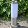 Outdoor White PC Frosted Acrylic Shade Pillar Lamp Landscape Corridor Porch Path Post Light Lamp Pillar Bollard Light for Home