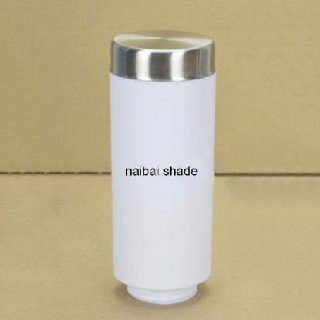 Outdoor White PC Frosted Acrylic Shade Pillar Lamp Landscape Corridor Porch Path Post Light Lamp Pillar Bollard Light for Home