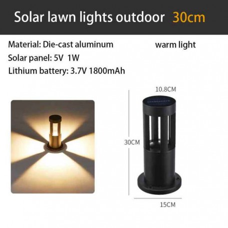 Villa Garden Lawn Lights Solar LED Light Outdoor Patio Decoration Landscape Lamp IP55 Waterproof 220V 240V 260V Outdoor Lights