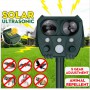 Solar Ultrasonic Repeller Garden Pest Deterrent Outdoor Owl Animal Repellent Bird Pigeons Repeller Cat Dog Scare Pest Garden