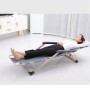 Foldable Sun Lounger Outdoor Leisure Chair Adjustable Portable Recliner Lunch Break Folding Bed Office Breathable Comfort Bed