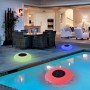 Floating Pool Lights Solar Swimming Pool Light with 16 Color Changing Outdoor Solar Light Waterproof LED Lights for Patio, Pool