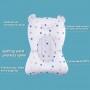 Baby Bath Seat Support Mat Foldable Baby Bath Tub Pad & Chair Newborn Bathtub Pillow Infant Anti-Slip Soft