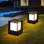Aluminum IP65 Waterproof Villa Solar Column Lamps Solar LED Lights Outdoor Garden Lights Exterior Decoration Landscape Pathway