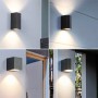 OULALA Outdoor LED Wall Lamp Waterproof Patio Sconces Creative Decorative For Porch Staircase Garden Villa