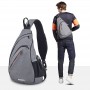 One Shoulder Backpack Women Men Sling Bag Crossbody USB Boys Cycling Sports Travel Versatile Fashion Bag Student School