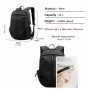 Backpack Men USB  Nylon Waterproof Travel Bag